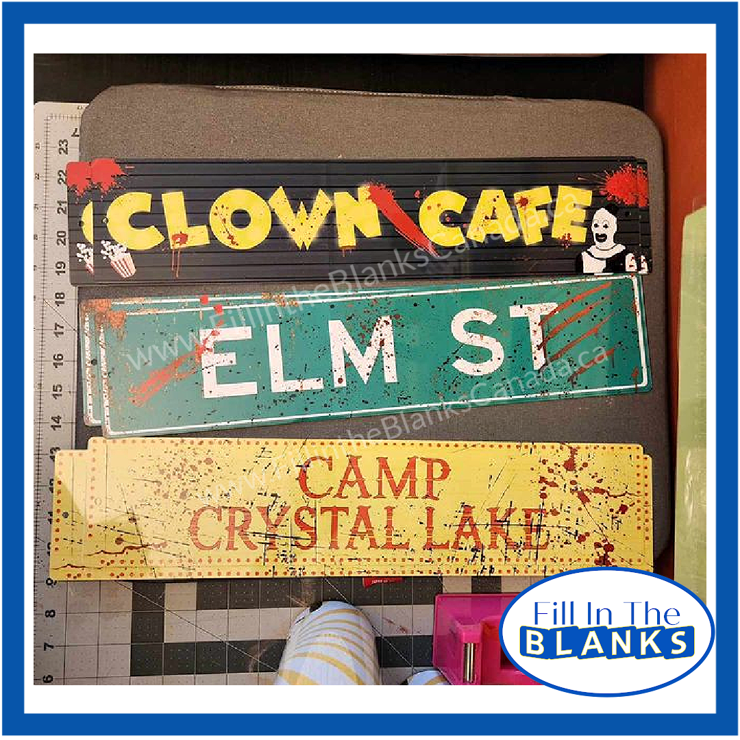 Street Sign Sized Aluminum Sign – Fill In The Blanks Supply Canada