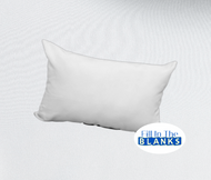 12X18 White Pillow Cover (for Sublimation too)