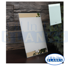 Load image into Gallery viewer, Glass Picture Frame/Stand -2 Styles - for Sublimation
