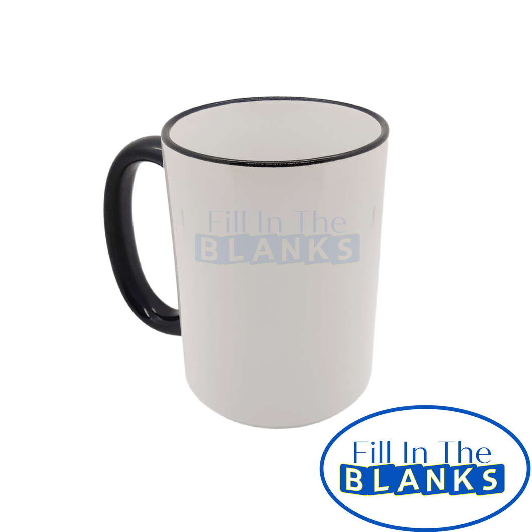 15oz Mug with Colour 12 Options (for Sublimation)