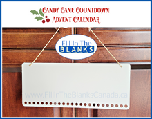 Load image into Gallery viewer, Candy Cane Countdown Advent Calendar - 2 Sizes

