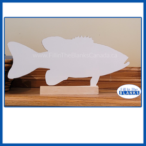 Fish Pattern for Sublimation - Stand Incl.