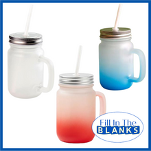 Load image into Gallery viewer, Frosted Mason Jars
