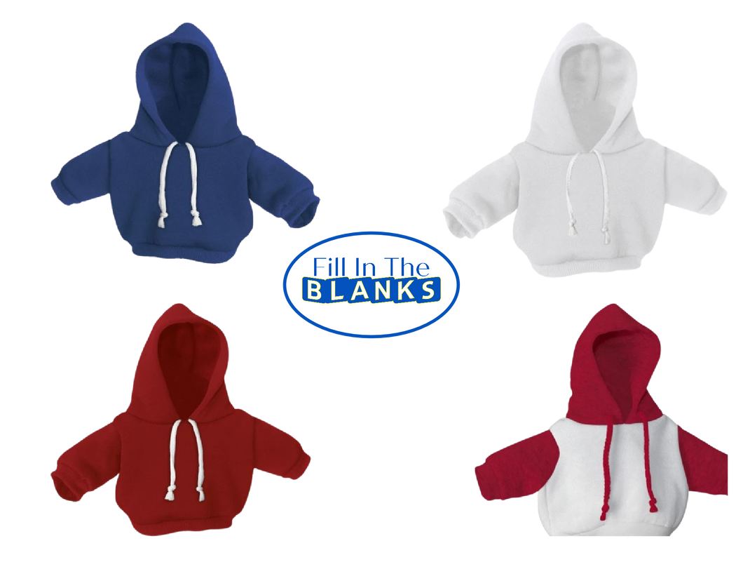 Stuffy / Doll Hoodies (for Sublimation too)