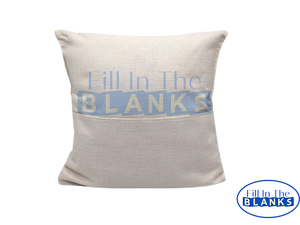 Linen Look Pocket Pillow Cover (for Sublimation too)