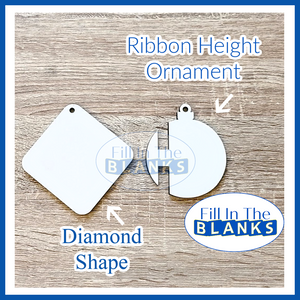 Ornaments - MDF - 18 shapes
