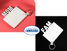 Load image into Gallery viewer, Key Chain MDF 16 Styles - Sublimation
