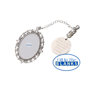 Memorial Charm with Verse (sublimation insert)
