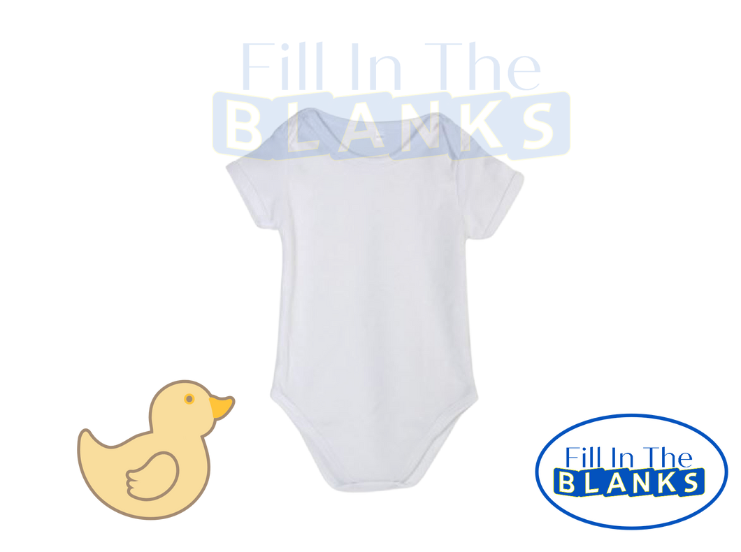 Baby Onesie 2 Styles/4 Sizes (for Sublimation too)