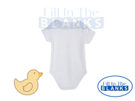 Baby Onesie 2 Styles/4 Sizes (for Sublimation too)