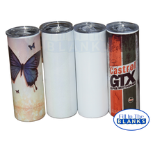 Load image into Gallery viewer, Tumbler 20oz Skinny for Sublimation
