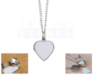 Urn / Ashes Memorial Pendant Necklace (sublimation insert)