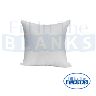 18X18 White Pillow Cover (for Sublimation too)