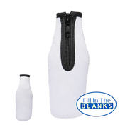 Zippered Bottle Holder / Koozie for sublimation - Neoprene