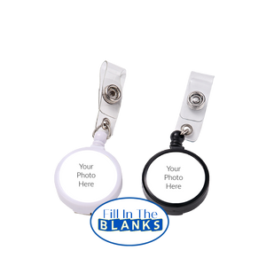Retractable Badge Reel (with sublimation insert)