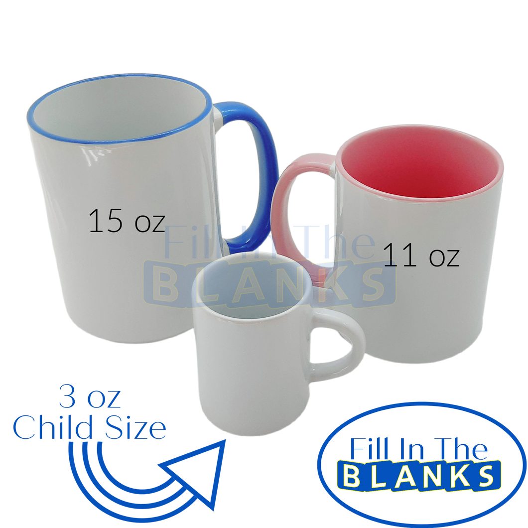 Child Size / Espresso Mug (for Sublimation too)