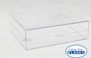 Clear Box with Hinged Lid