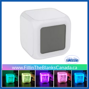 Cube clock - for sublimation