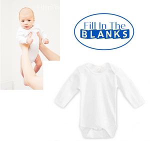 Baby Onesie 2 Styles/4 Sizes (for Sublimation too)