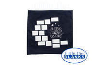 Moon & Back Panel Pillow - 2 styles (for Sublimation too)