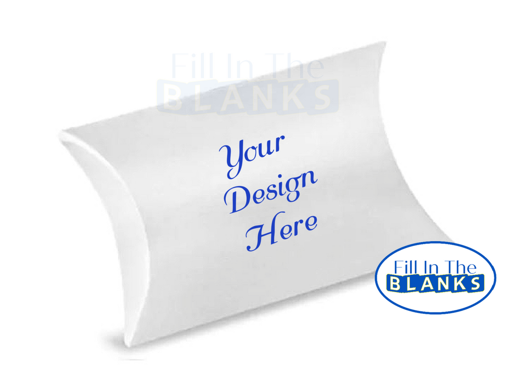 Pillow Style Box for Sublimation too