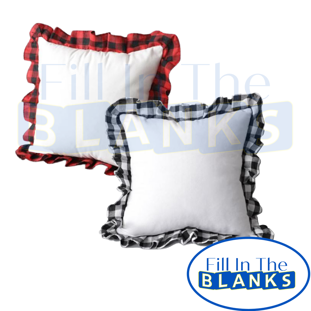 Pillow Case with Ruffles (for Sublimation too)