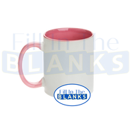 11oz Mug with Colour - Multiple choices (for Sublimation too)