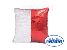 Load image into Gallery viewer, Sequin Flip Pillow Covers (for Sublimation too)
