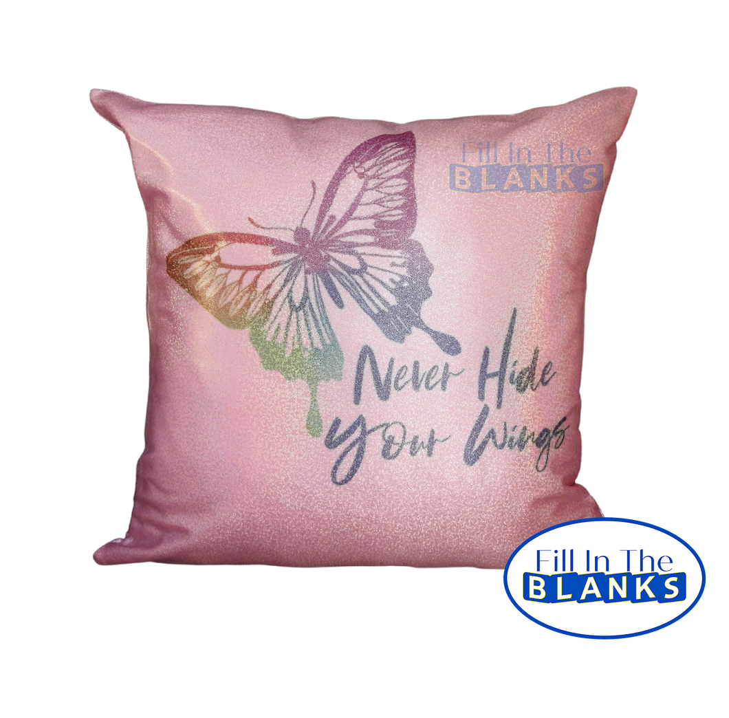Shimmering Pink Pillow (for Sublimation too)