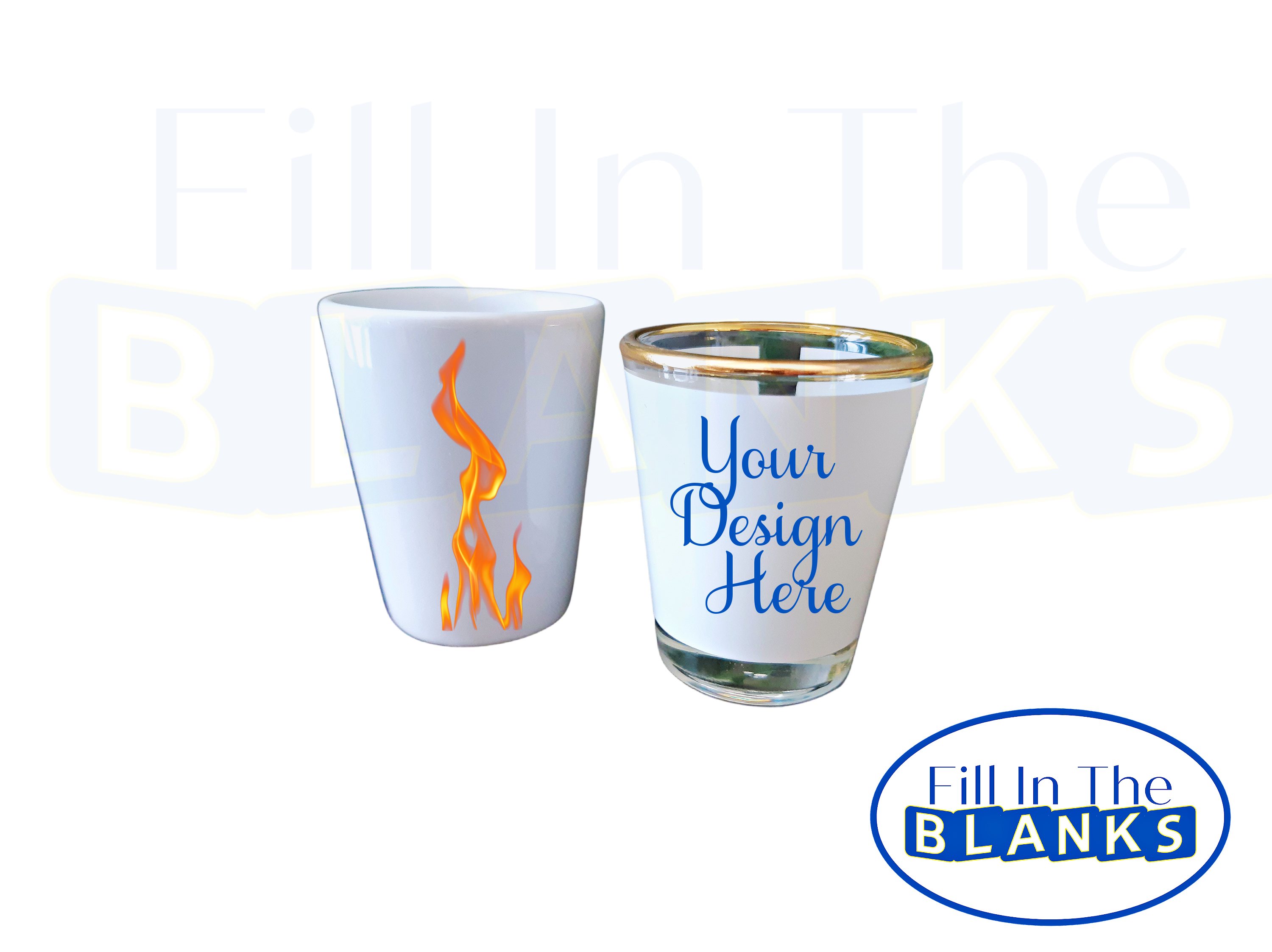 Shot Glass (for Sublimation too) – Fill In The Blanks Supply Canada