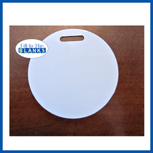 Load image into Gallery viewer, Stroller Tag (with Strap) for Sublimation
