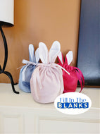 Velvet Bunny Ear Pouch