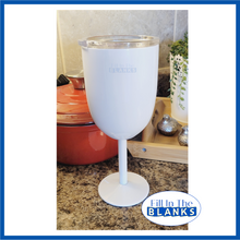 Load image into Gallery viewer, Wine Glass with stem Tumbler for Sublimation
