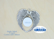 Load image into Gallery viewer, Angel Wing Memorial Ornament
